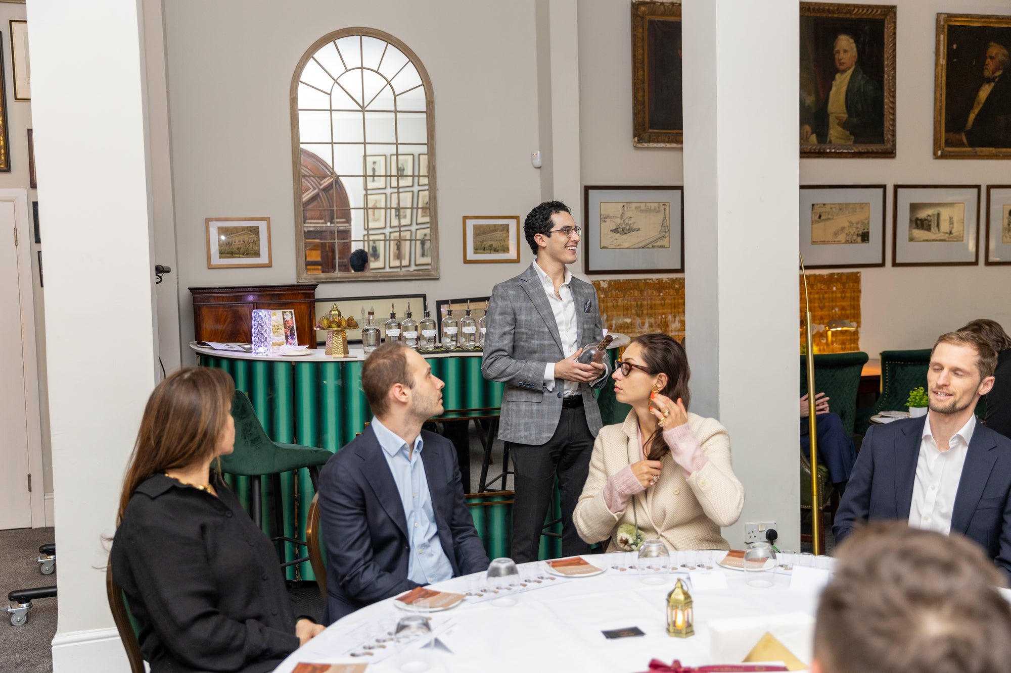 Tasting at the National Liberal Club