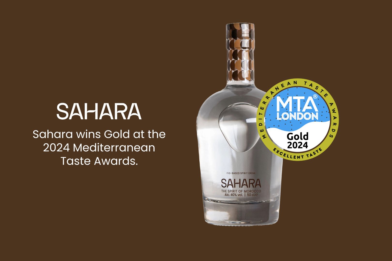 Sahara wins Gold at the 2024 Mediterranean Taste Awards in London